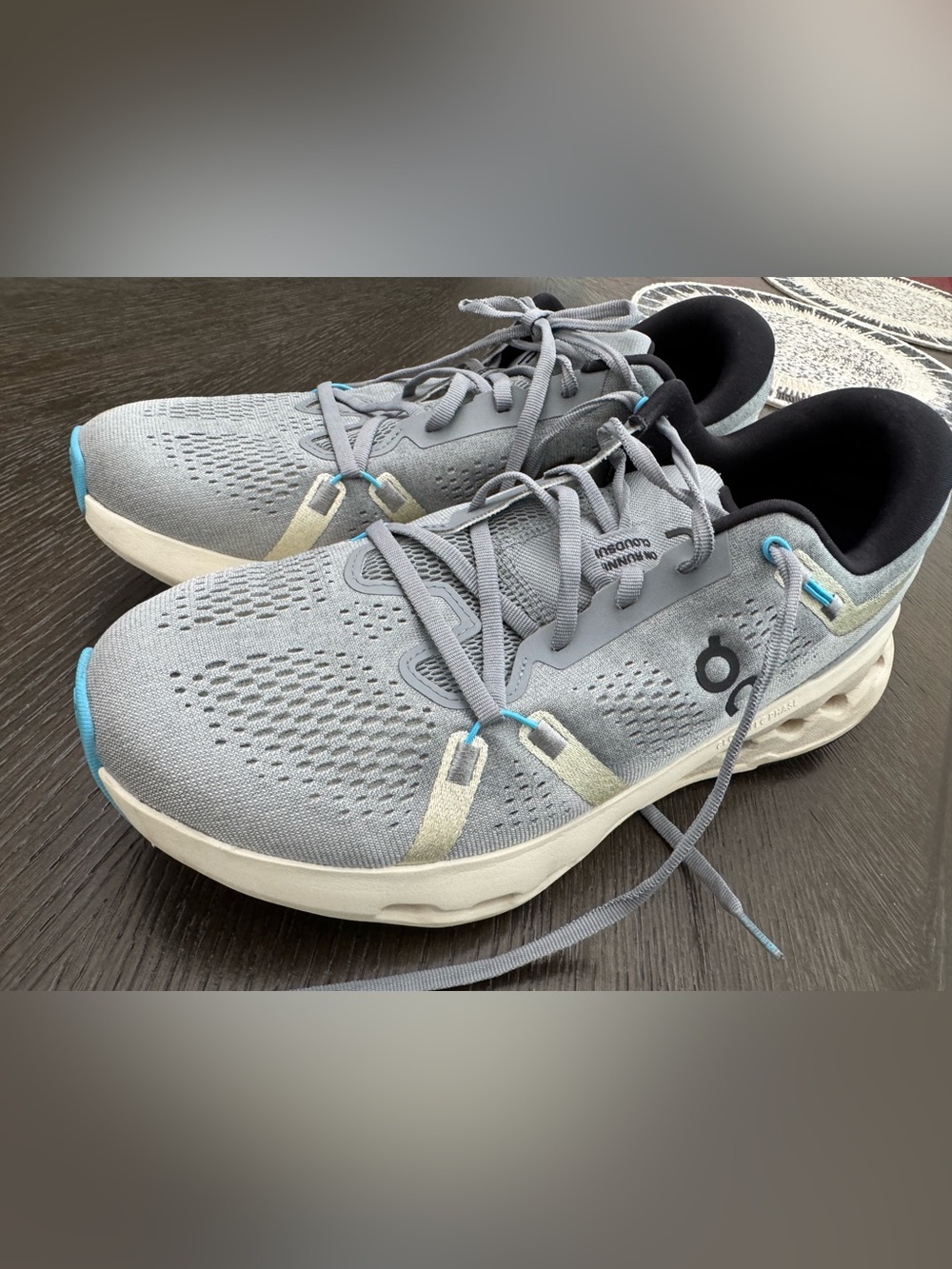 On Cloudstratus Men’s Grey Cushioned Running Shoes